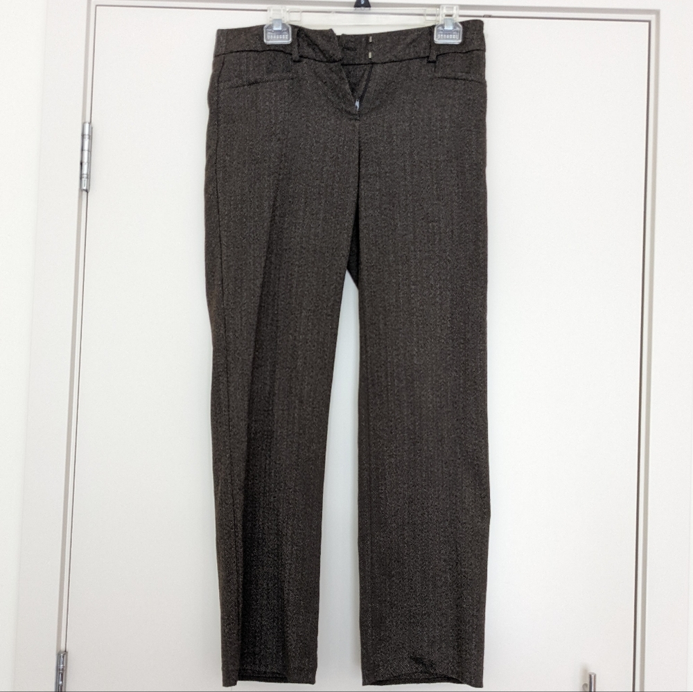 Apt 9 Modern Fit Brown Business Casual Dress Pants, Size 6P